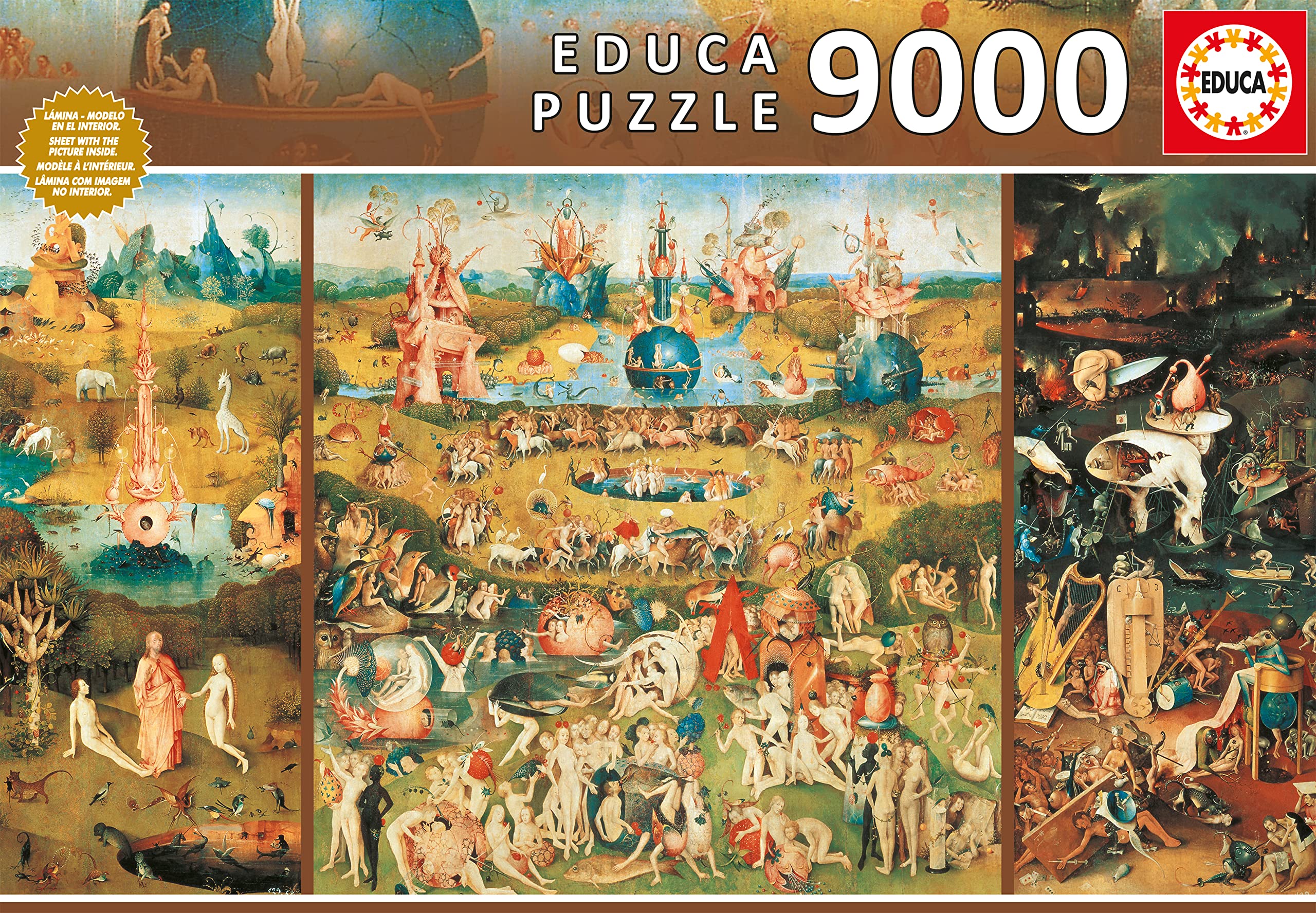パッポヒ Educa 14831, Zevk Bahçesi, 9000 Parça Yapboz Yetişkinler ve 14